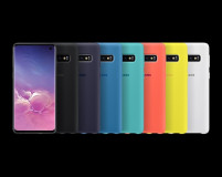 Луксозен силиконов гръб Silicone Cover оригинален EF-PG973TBEGWW за Samsung Galaxy S10 G973 черен